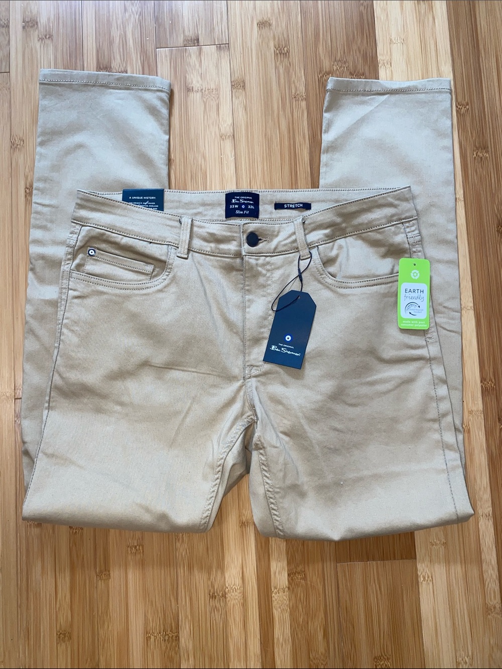 Ben Sherman Slim Fit Jeans in Beige